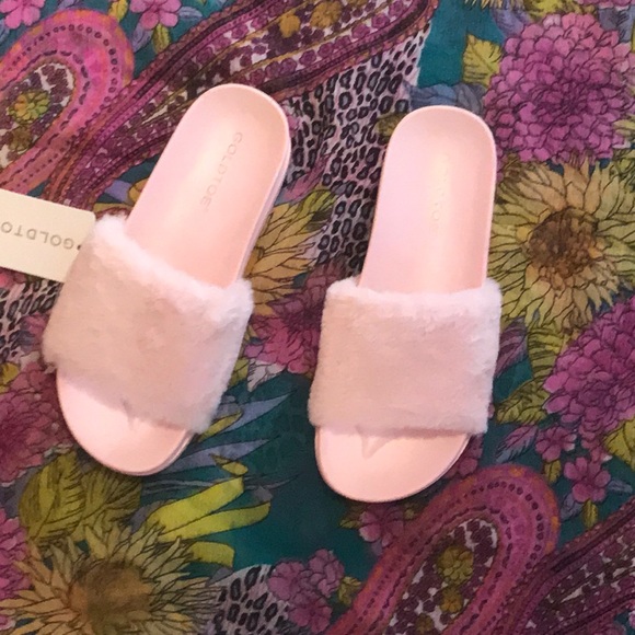 Shoes - Final price!! Fuzzy slides